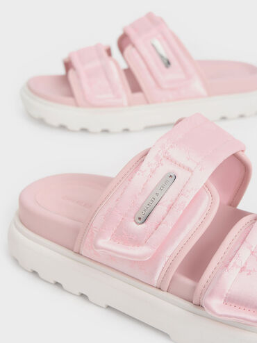 Clementine Recycled Polyester Sports Sandals, Light Pink, hi-res