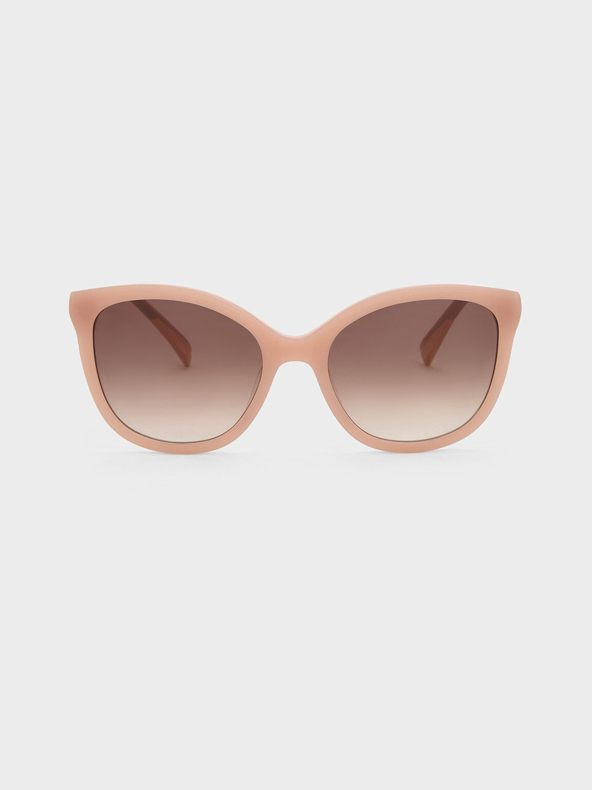 Pink 2025 oval sunglasses