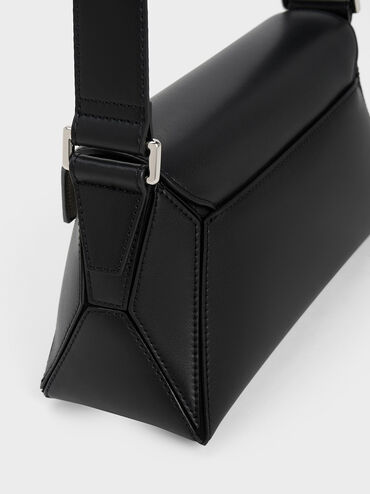 Bolso De Hombro Geométrico Nasrin, Noir, hi-res