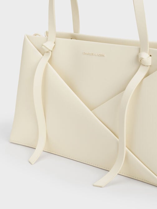 Midori Geometric Tote Bag, Cream, hi-res