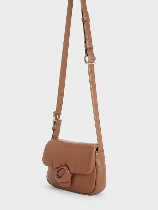 Moore Padded Shoulder Bag, Tan, hi-res