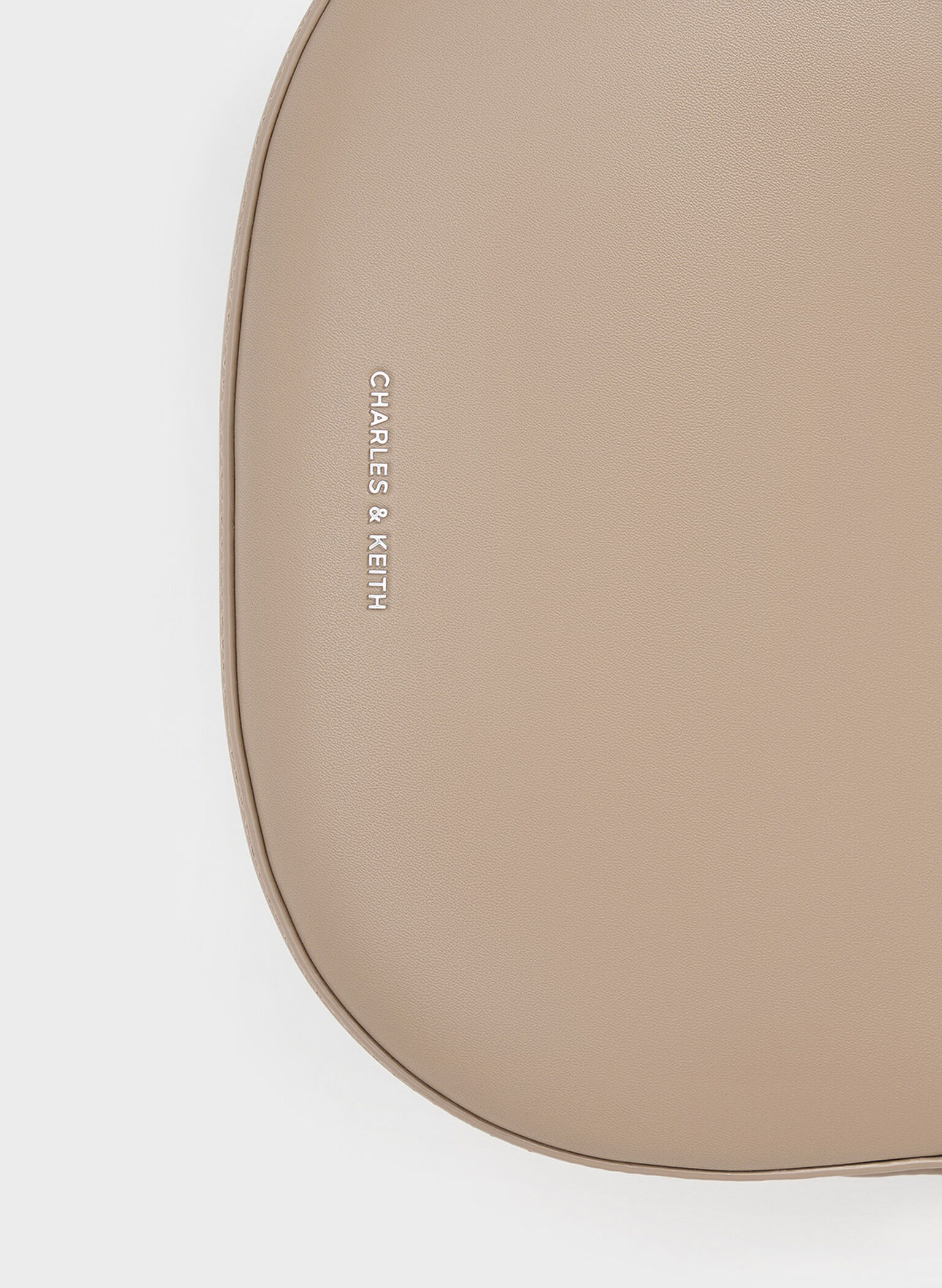 Elora Curved Top Handle Bag, Taupe, hi-res