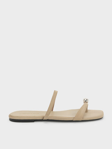 Raina 趾環拖鞋, 灰褐色, hi-res