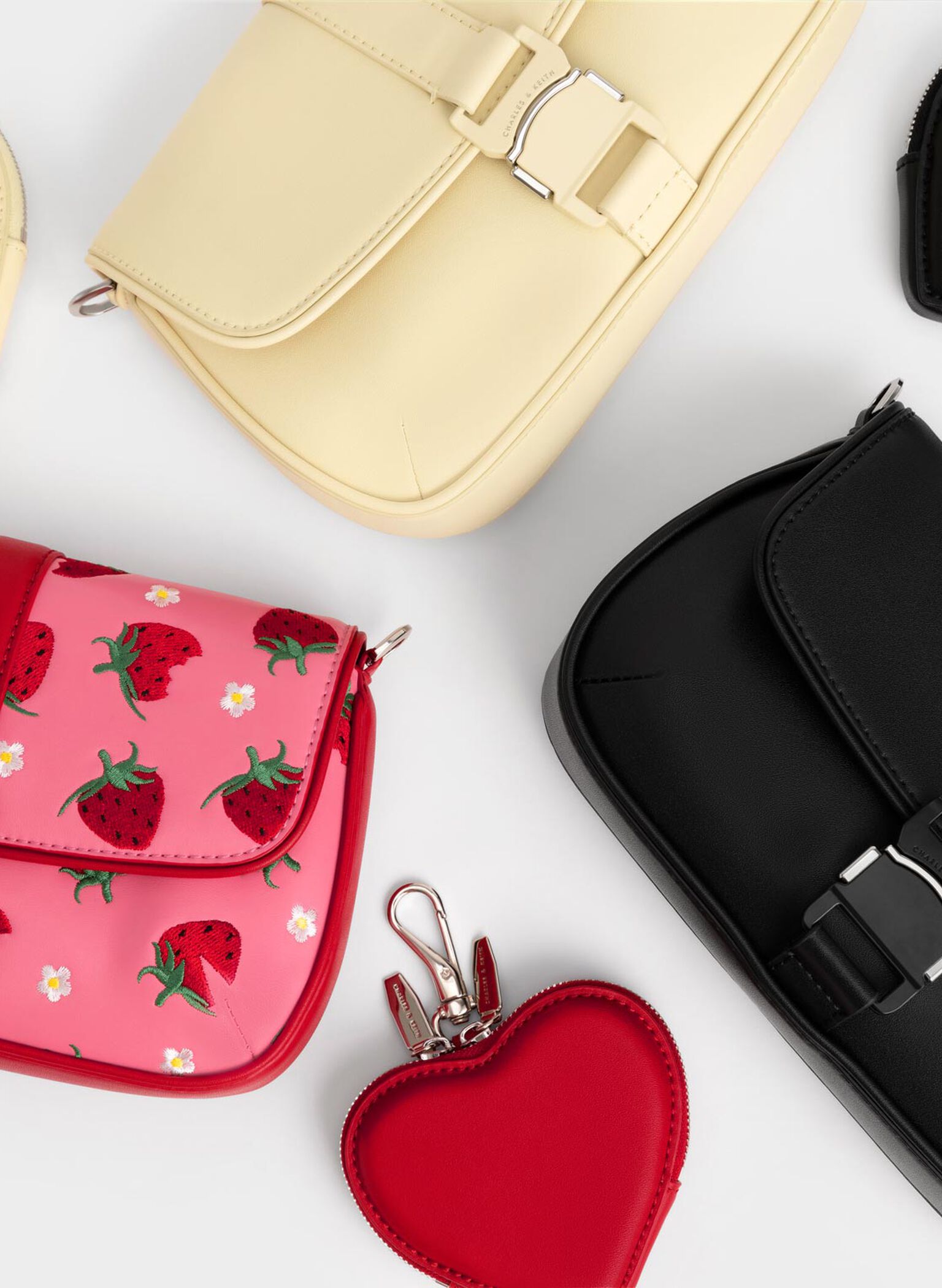 Zetta Belt Buckle Crossbody Bag, Butter, hi-res