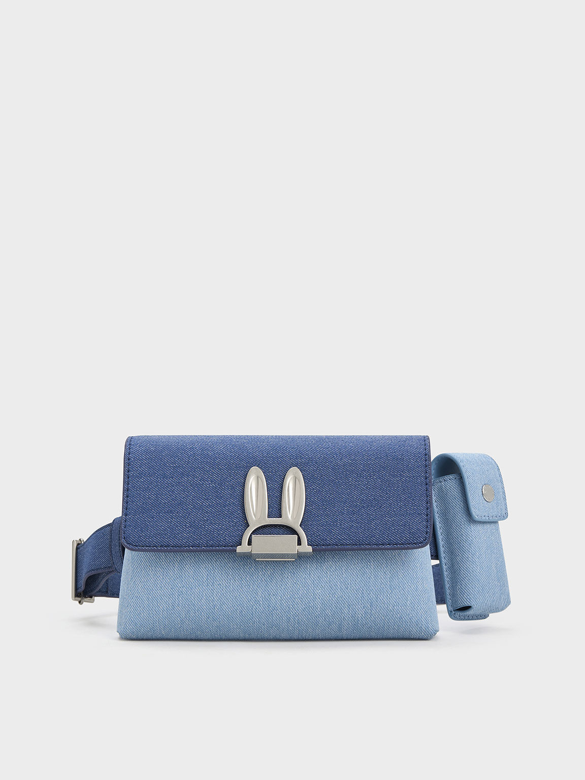 Judy Hopps Denim Belted Pouch, Denim Blue, hi-res