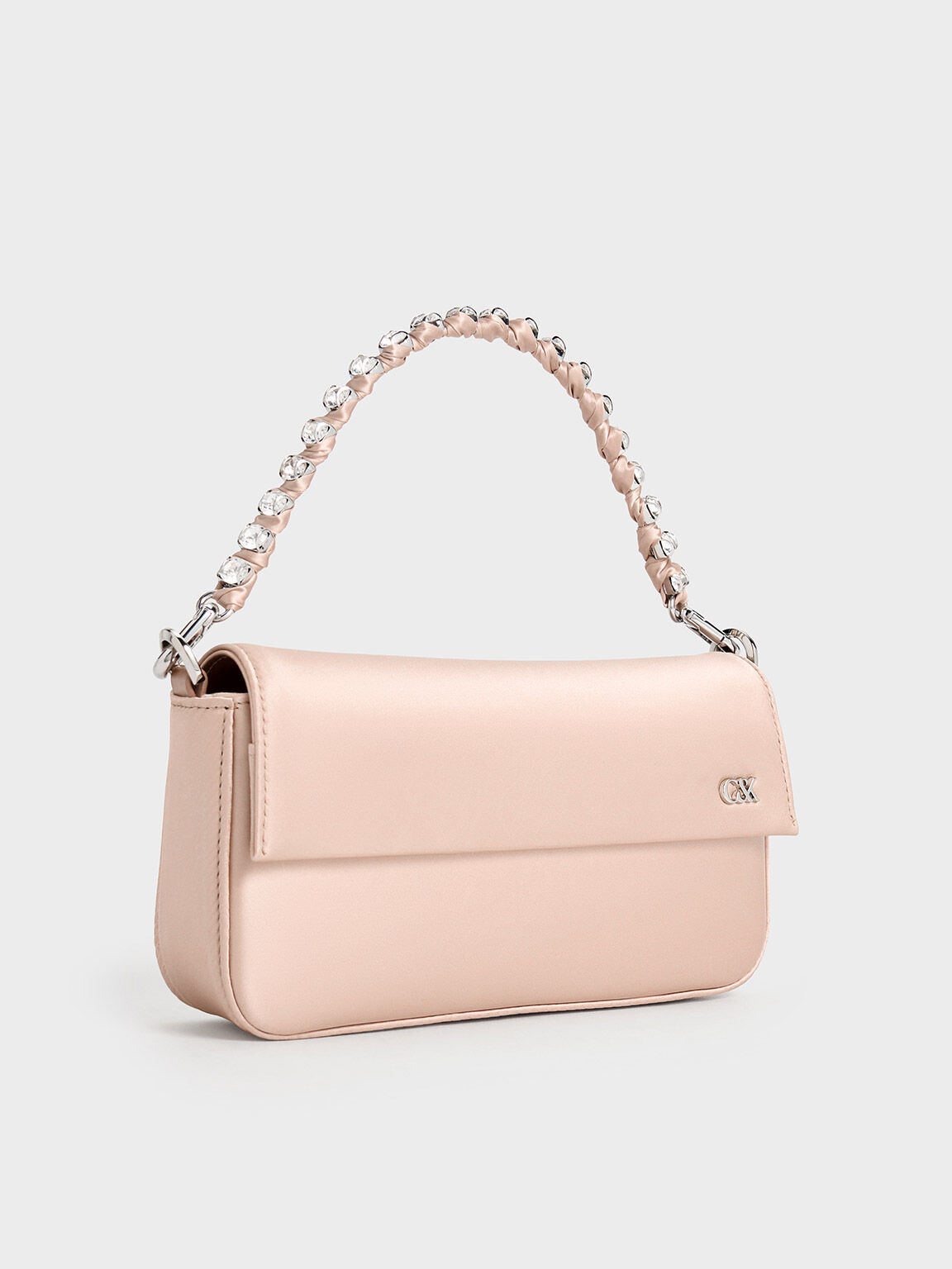 Baby pink side bag top