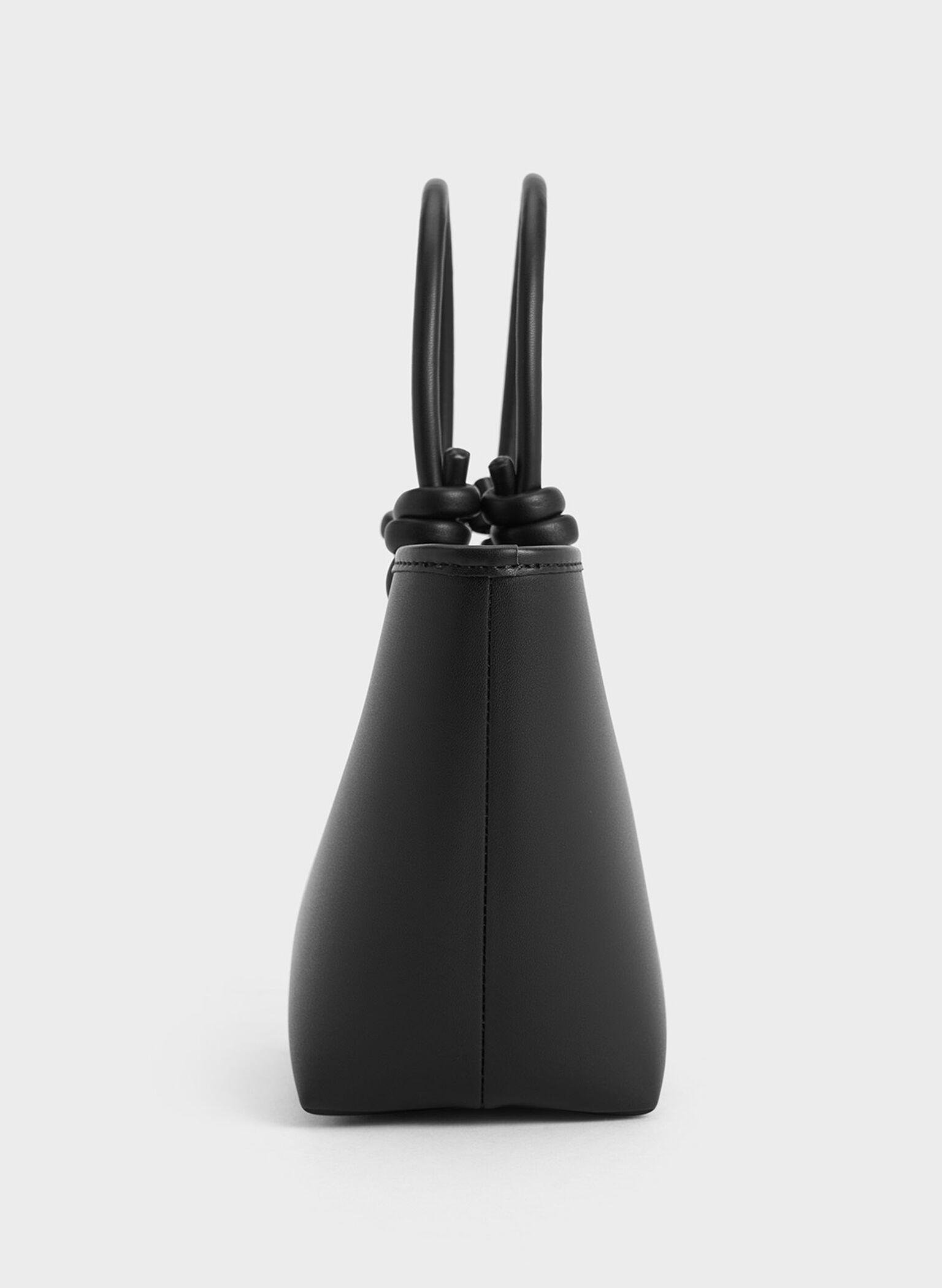 Sabine Knotted-Handle Tote Bag, Jet Black, hi-res