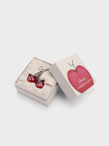 Cherry Bear Charm, Multi, hi-res