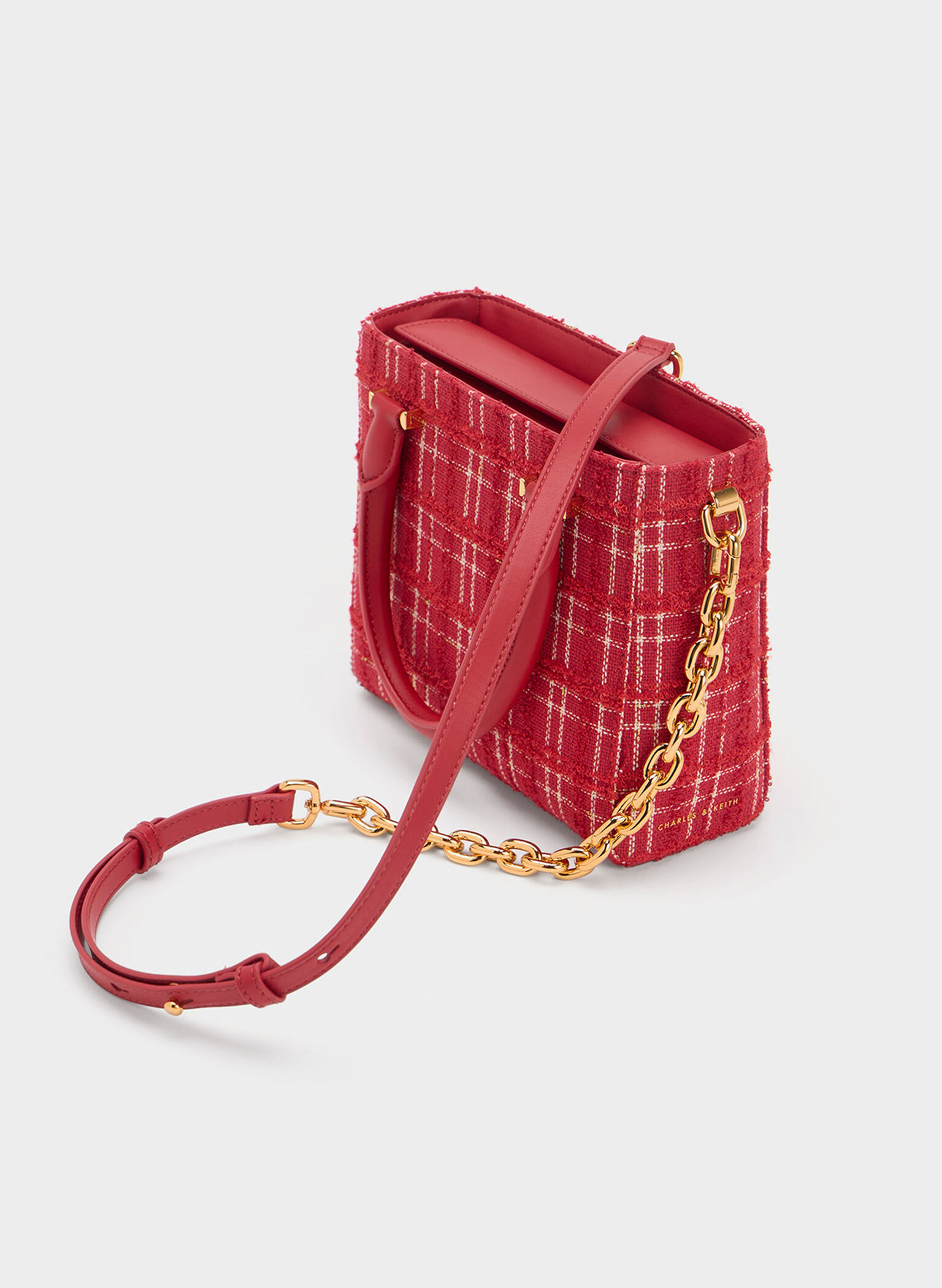 red-georgette-tweed-square-tote-bag-charles-keith-bh