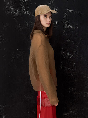 Velvet Cap, Beige, hi-res
