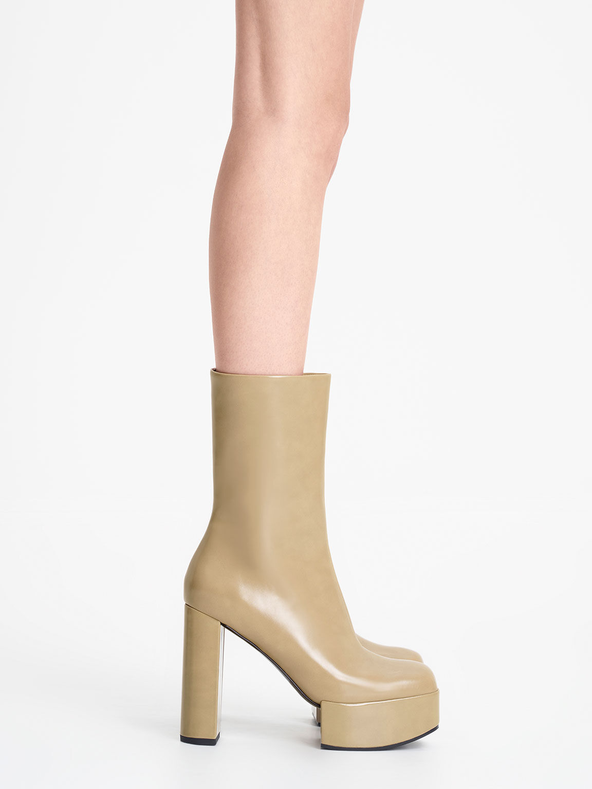 Corinth Blade Heel Boots, Taupe, hi-res