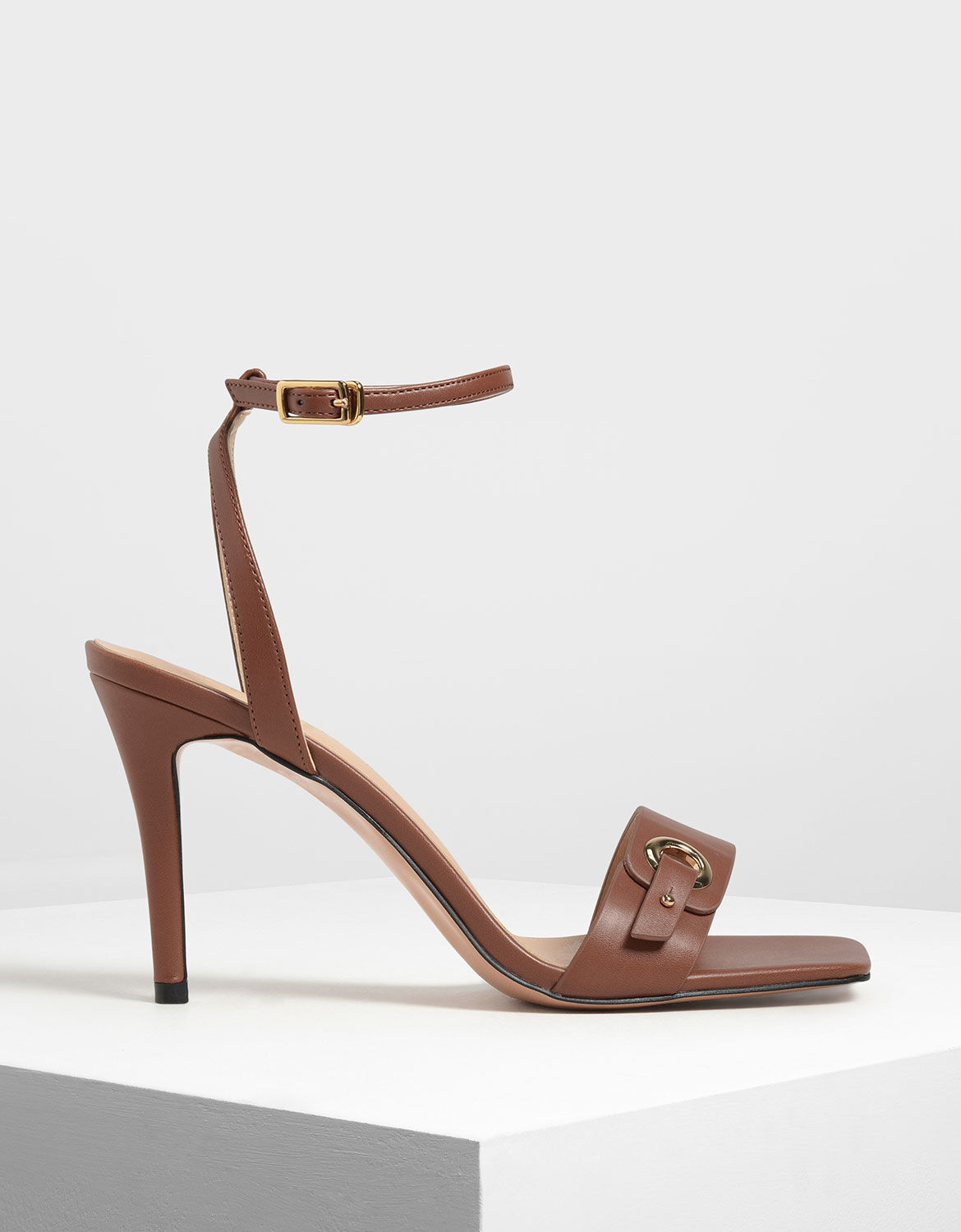 Brown gold heels clearance