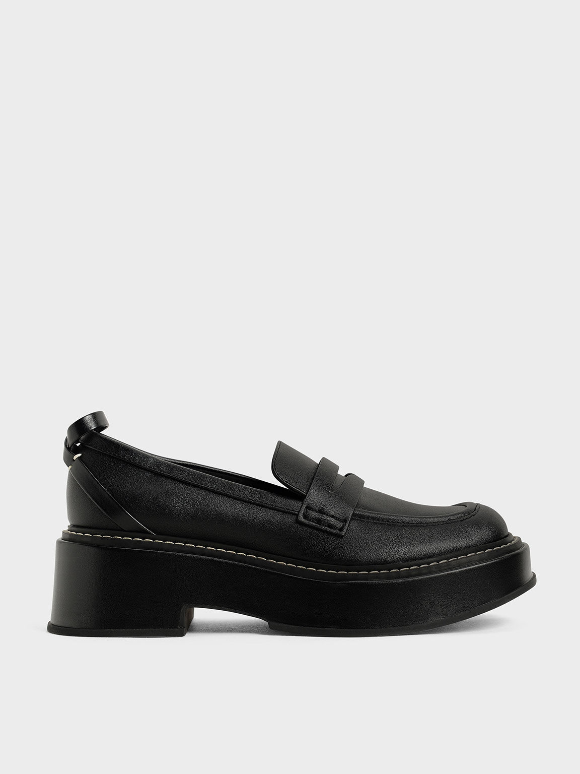 Penny loafers platform clearance