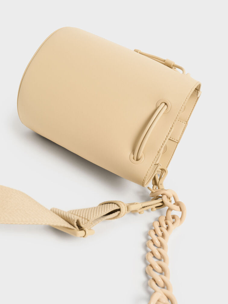 Lana Bucket Bag, Beige, hi-res