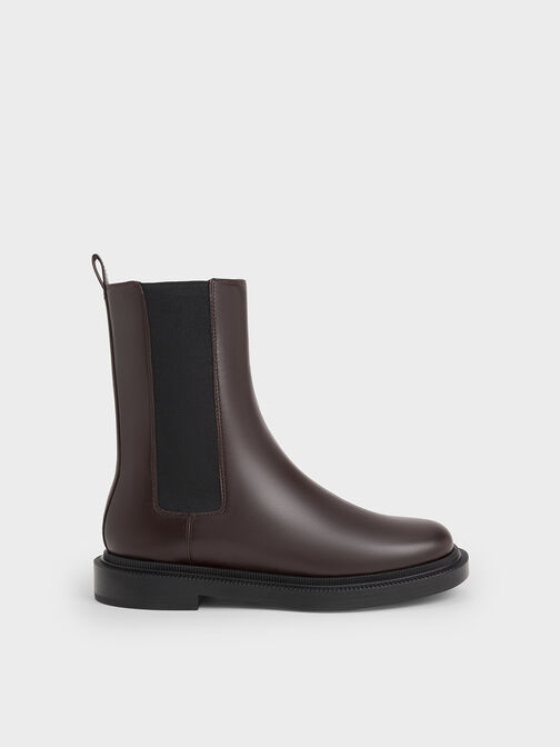 Classic Chelsea Boots, Dark Brown, hi-res