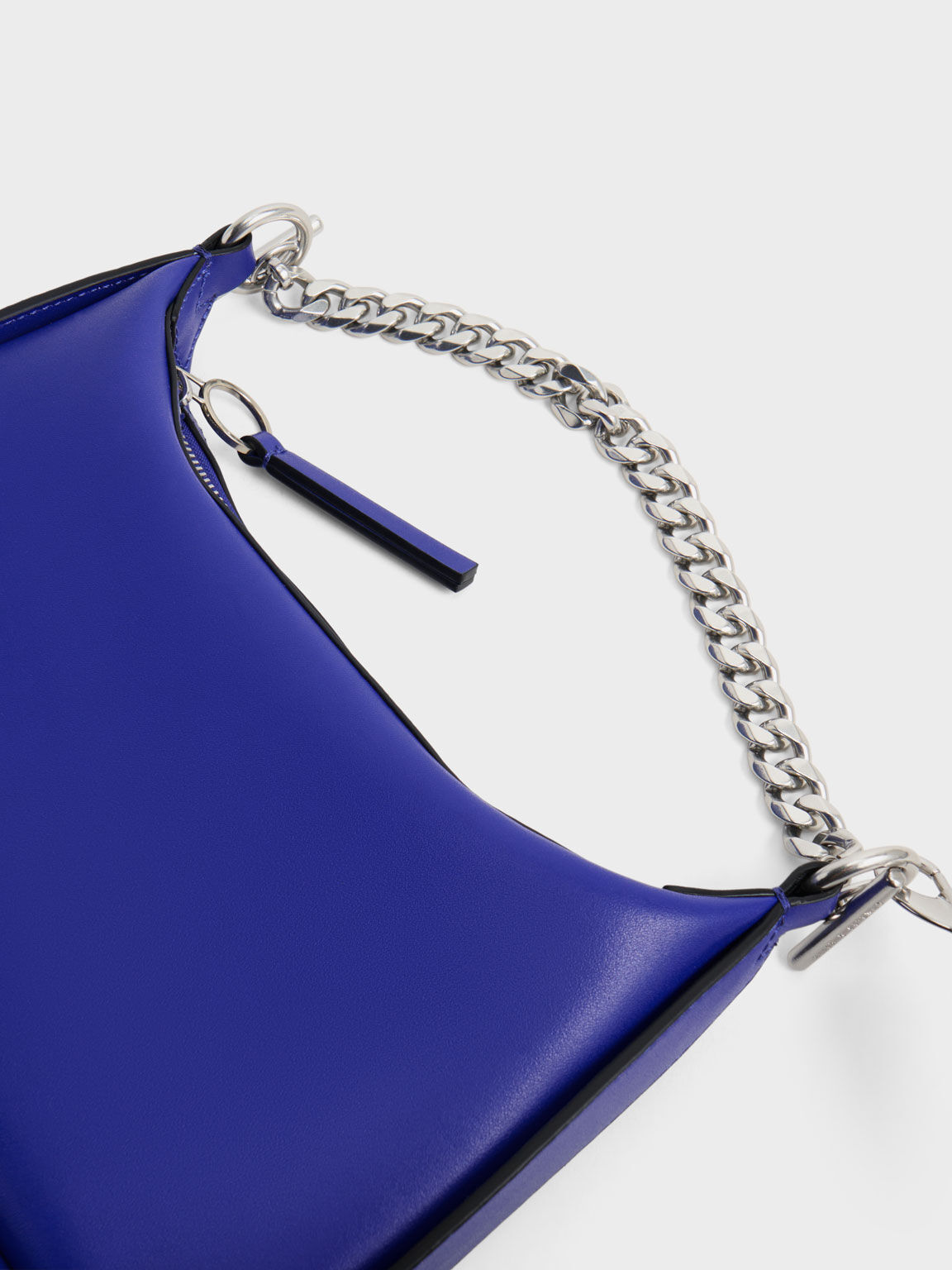 Minta Chain-Link Hobo Bag, Cobalt, hi-res