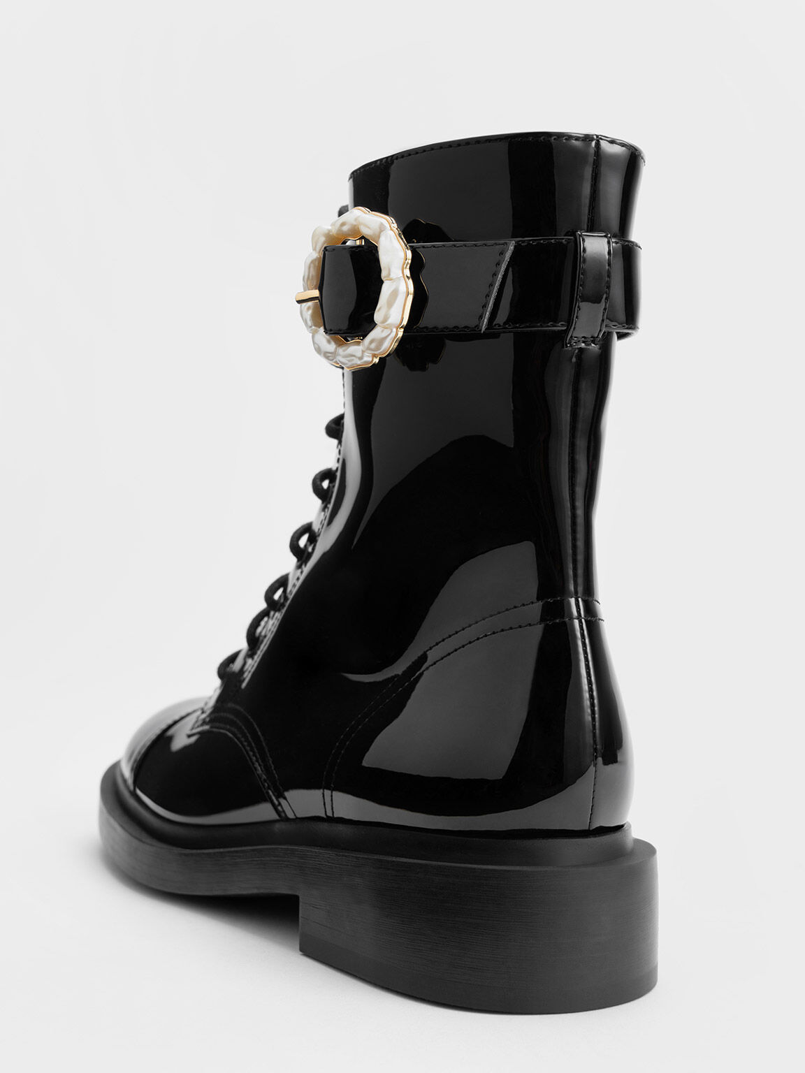 Black patent boots ladies 2025