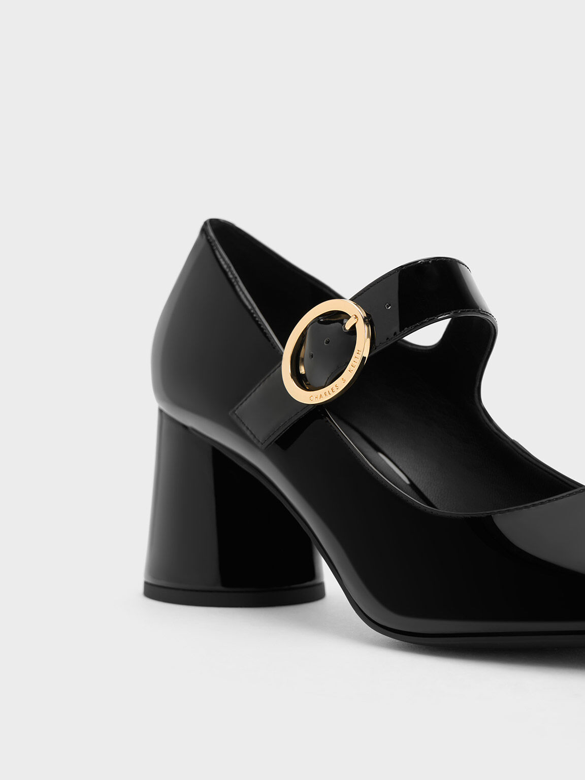 black block heel mary janes