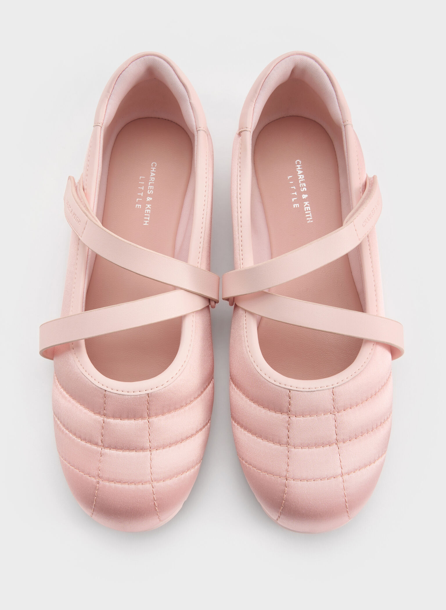Girls' Recycled Polyester Mary Jane Sneakers, Light Pink, hi-res
