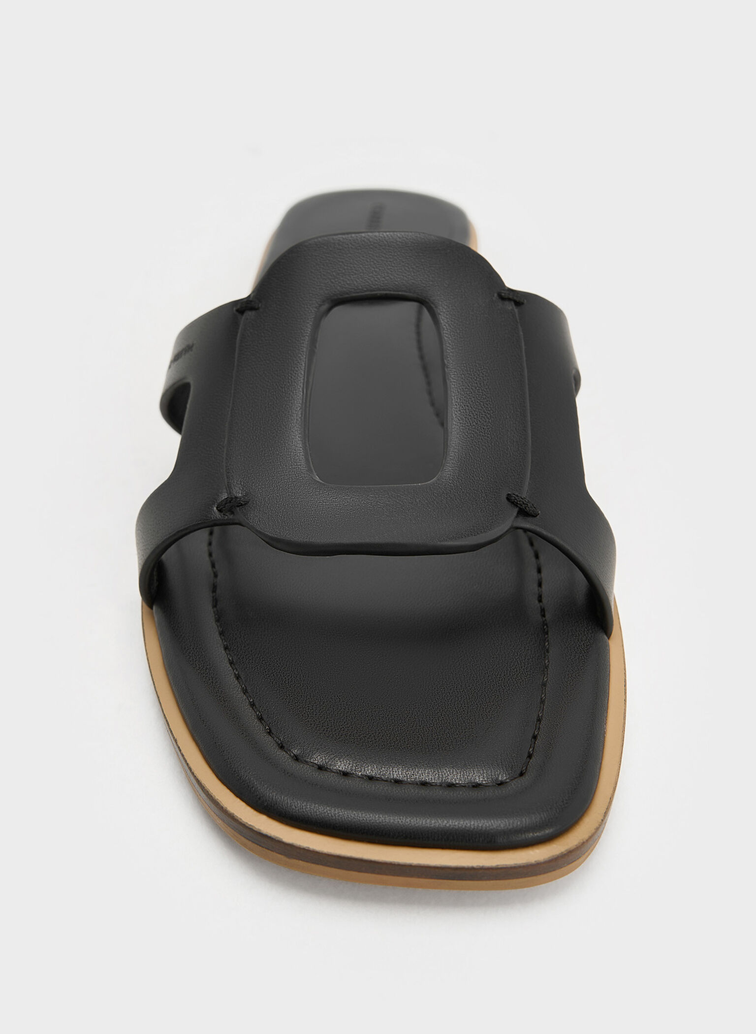 Easley Sandalias con abertura, Negro, hi-res