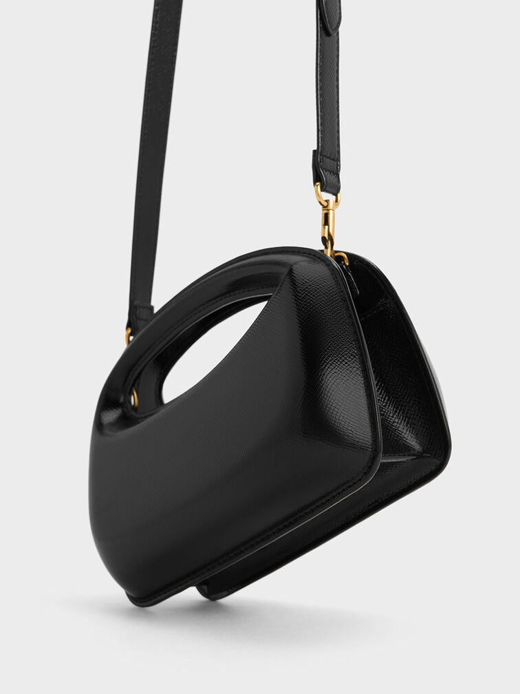 Mini Cocoon Top Handle Bag, Noir, hi-res