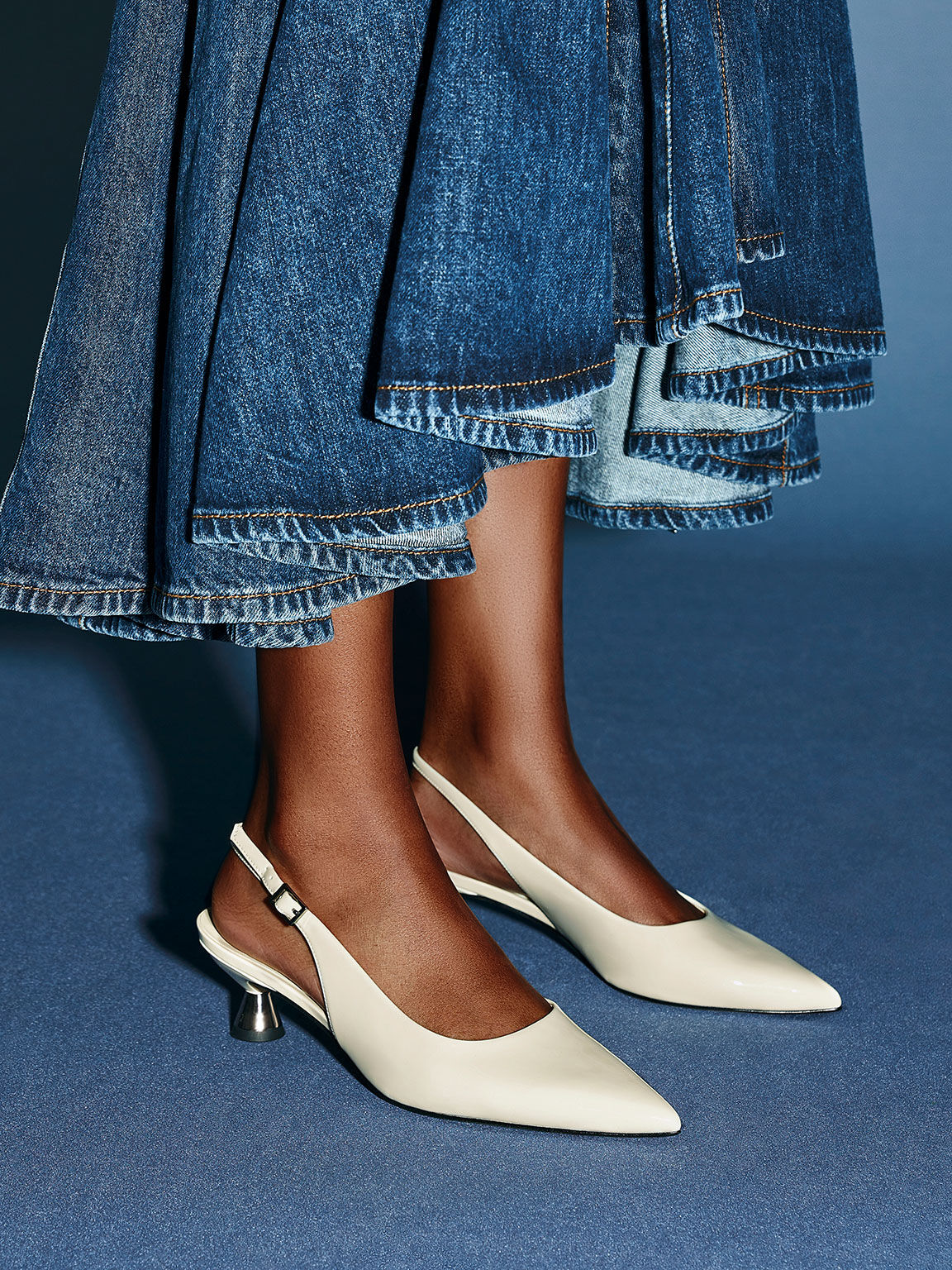 Slingback shop block heels