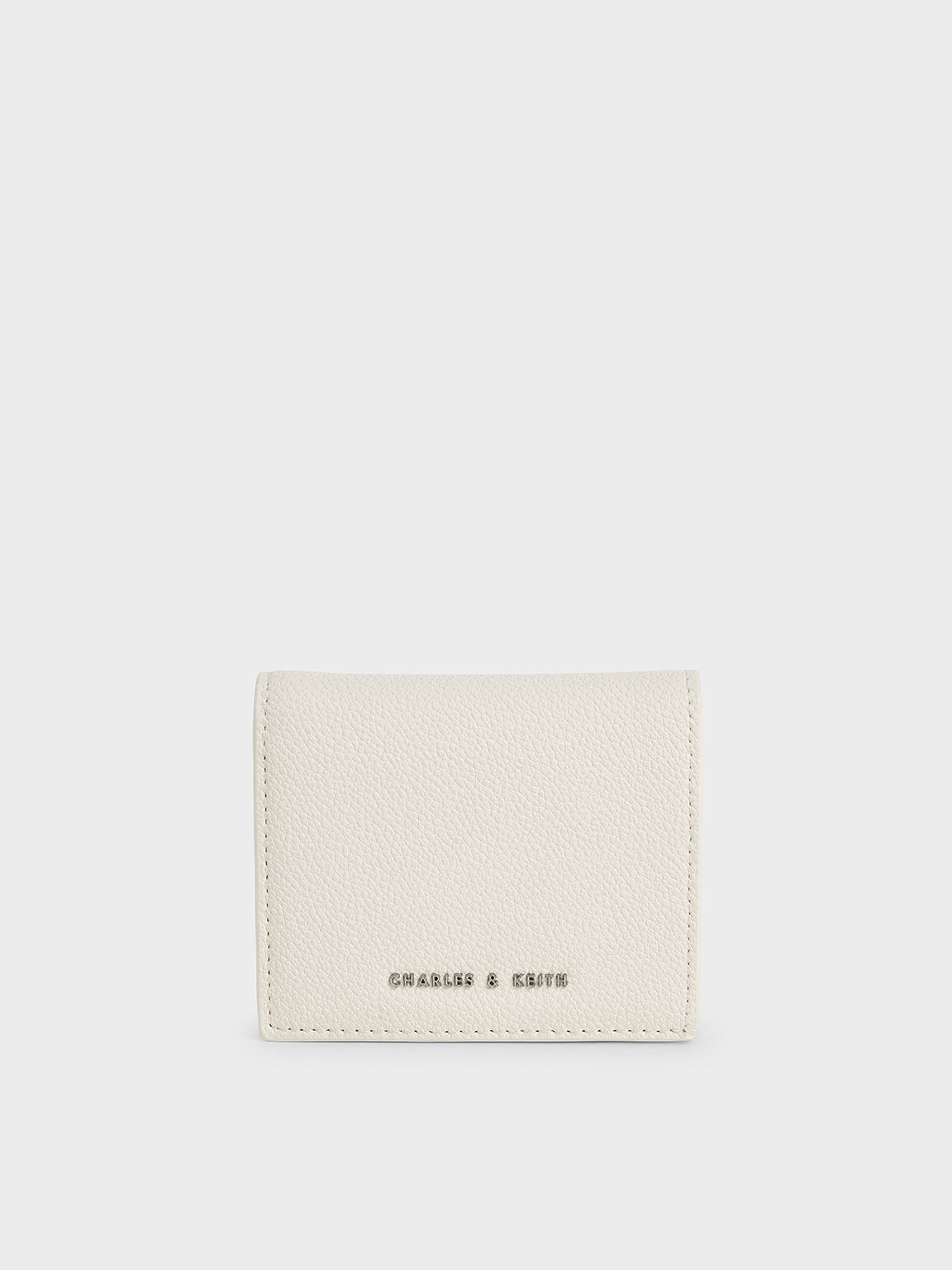 Front Flap Small Wallet, Cream, hi-res