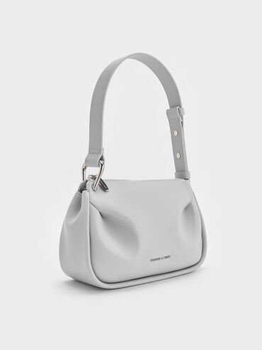 Lumen Padded Crossbody Bag, Grey, hi-res