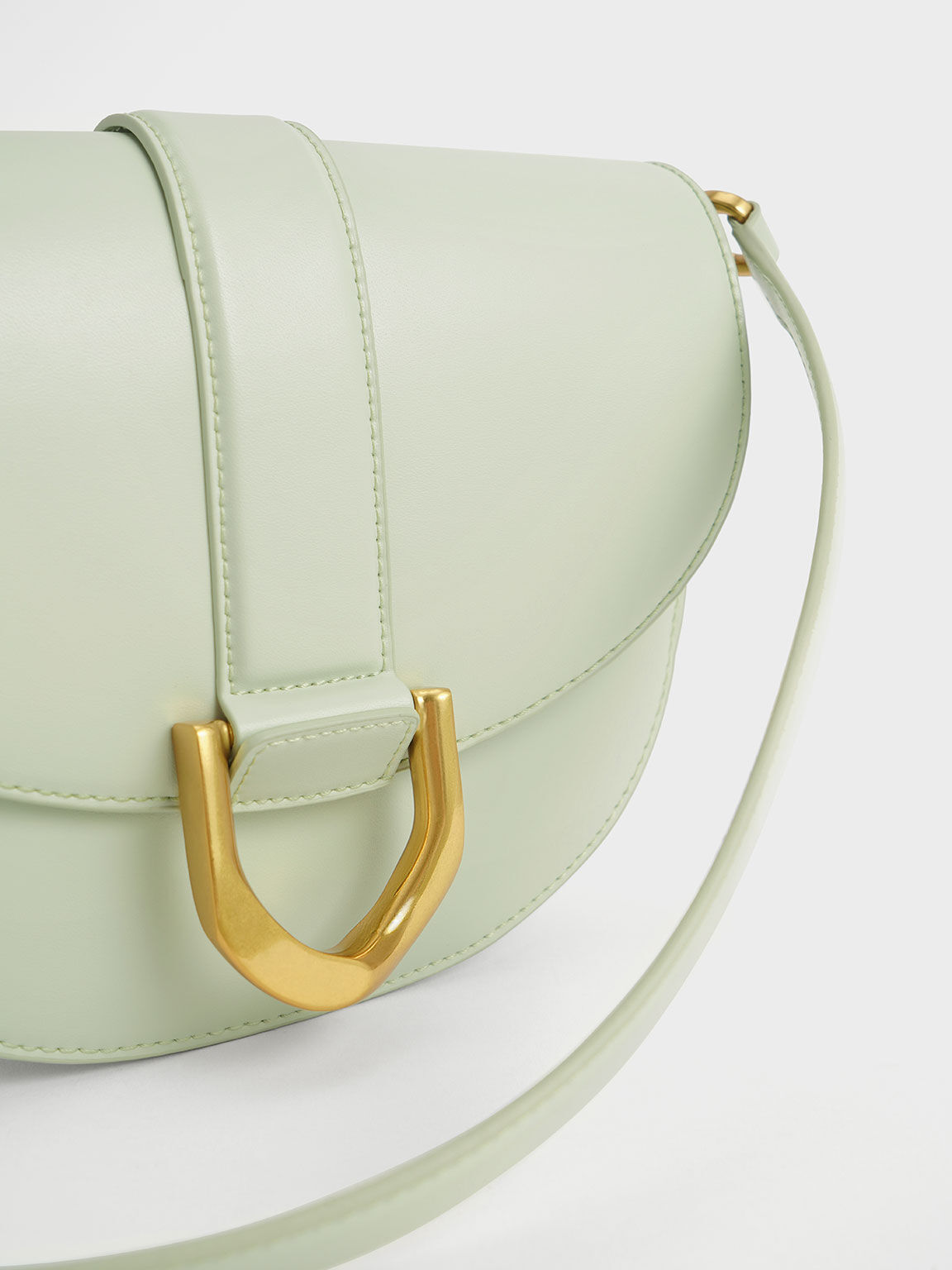 Gabine Saddle Bag, Mint Green, hi-res