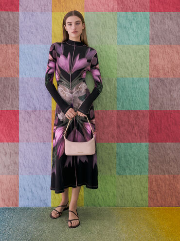 Duo Quilted Shoulder Bag, Soft Pink, hi-res