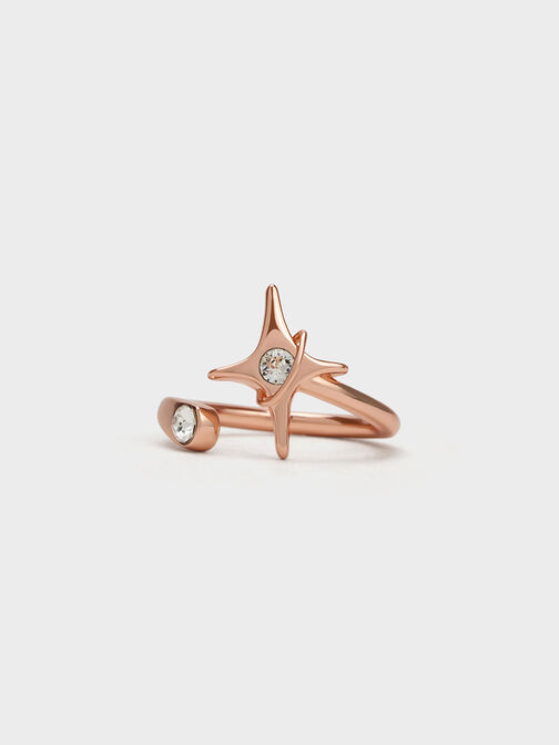 Estelle Star Crystal Ring, Rose Gold, hi-res