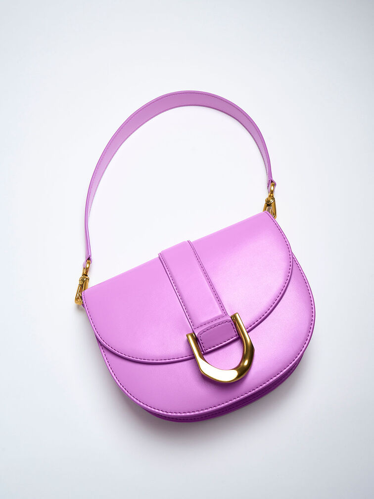 Bolso saddle Gabine, Violeta, hi-res