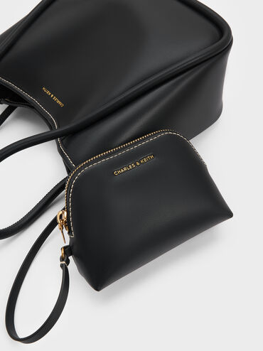 Mini Lyla Tubular Tote Bag, Negro, hi-res