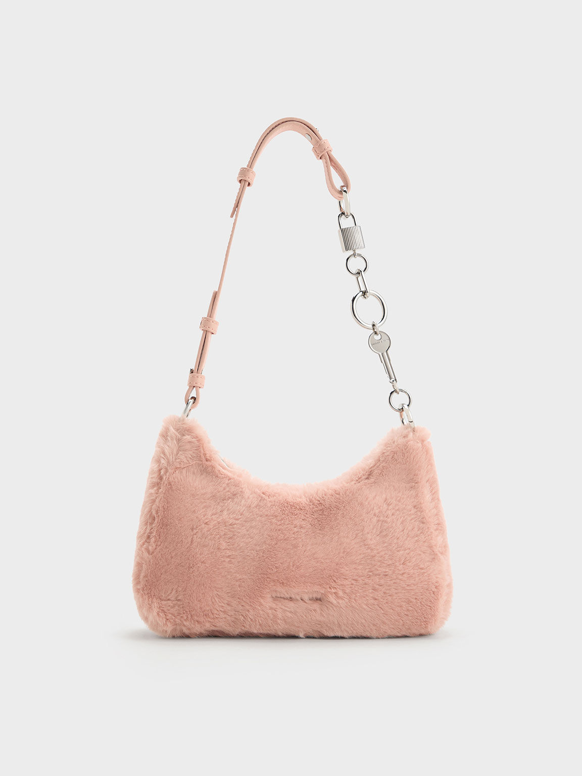 Pink fluffy bag topshop top