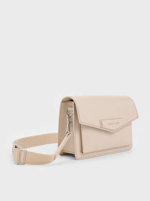 Bolso cruzado tipo sobre Adiele, Oat, hi-res