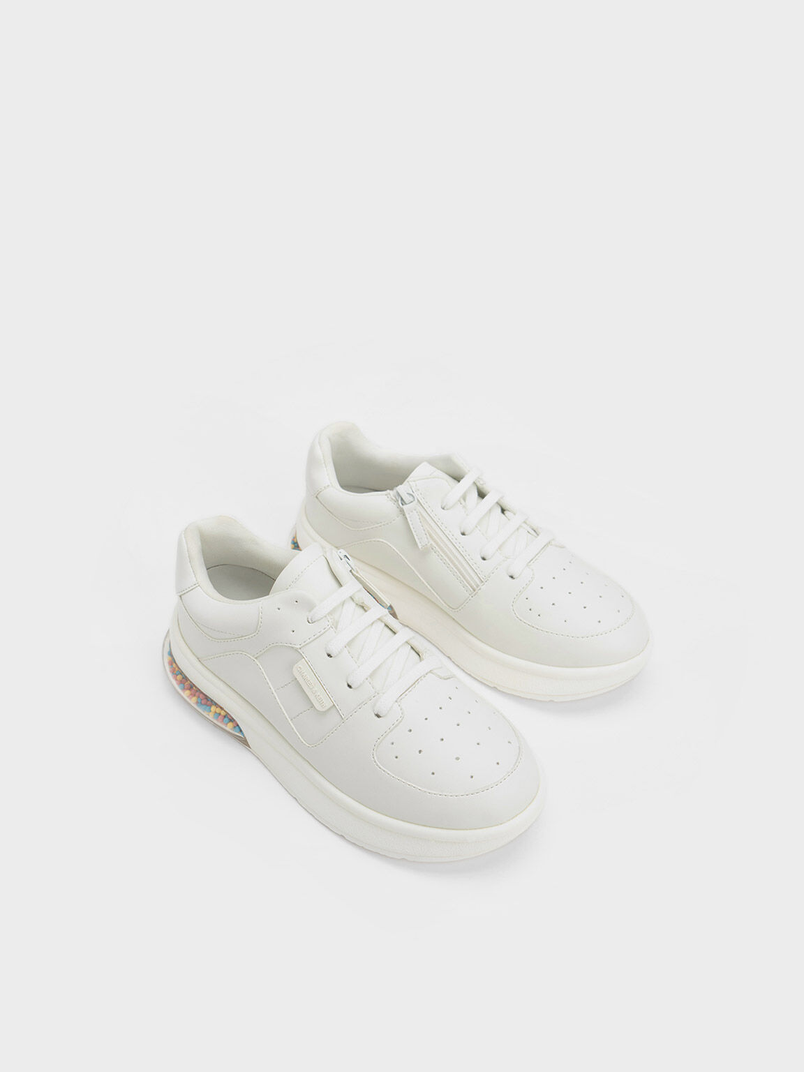 All white velcro sneakers sale