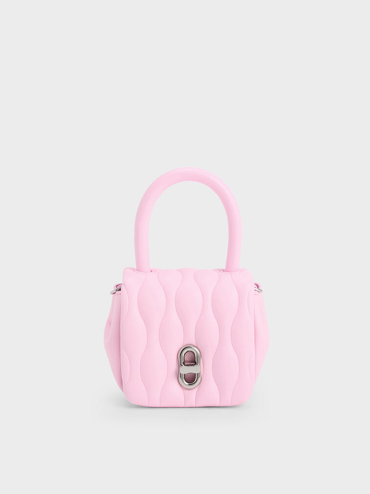 Iva Padded Mini Bag, Pink, hi-res