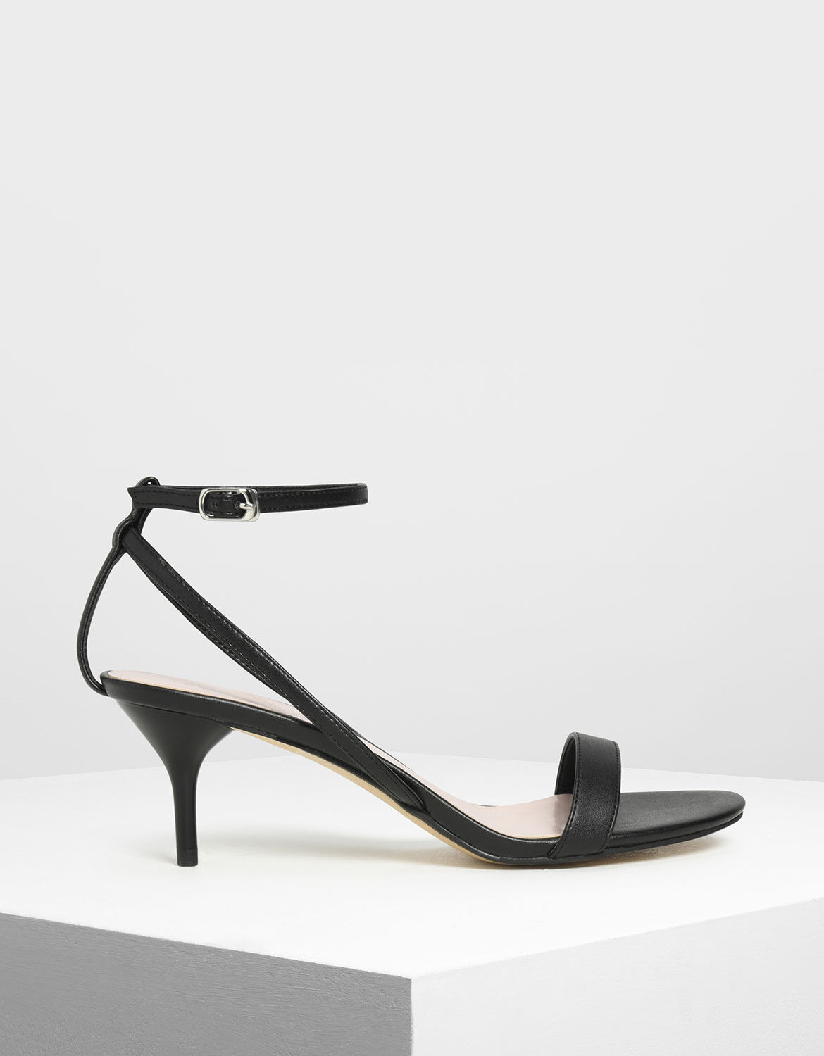 charles and keith black sandals