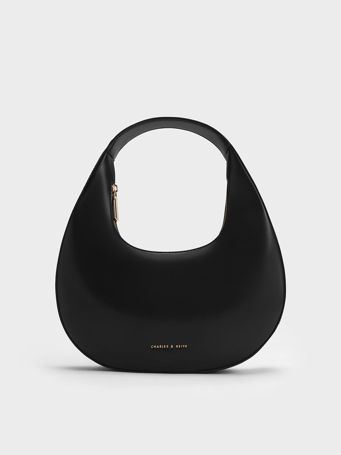 Half-Moon Shoulder Bag - Black