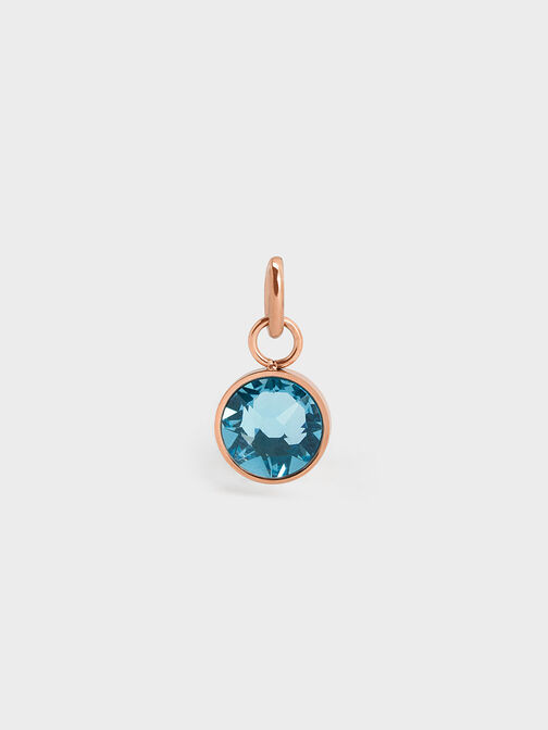 Theodora Crystal Dangle Charm, Blue, hi-res