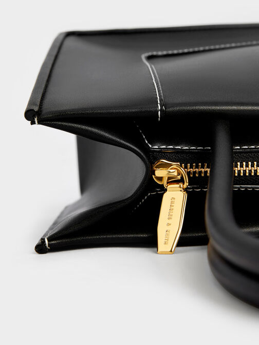 Daylla Large Tote Bag, Black, hi-res