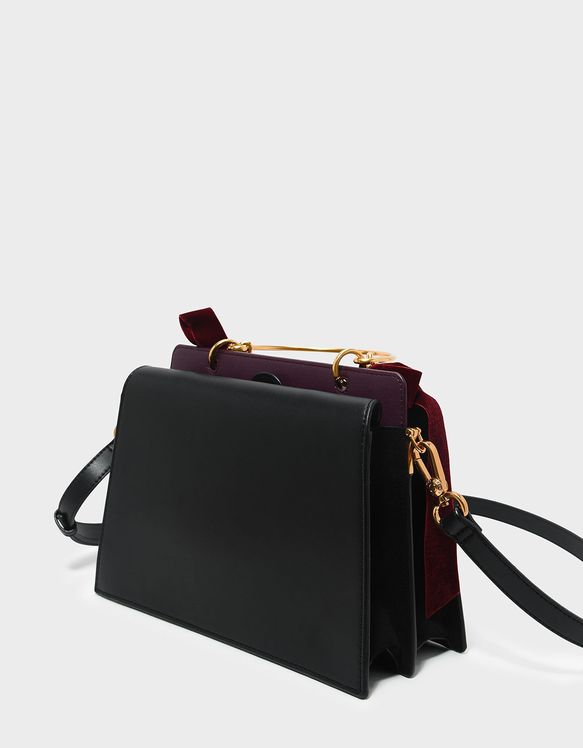 charles and keith bow detail handbag