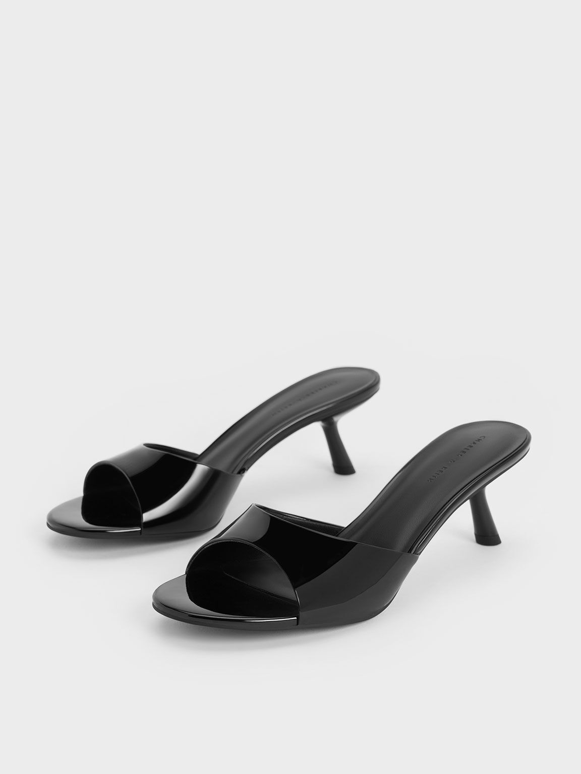 Calvin klein black on sale mules