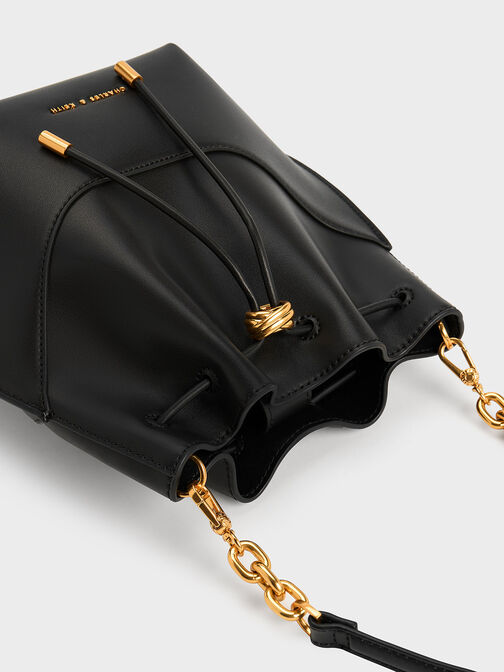 Cassiopeia Bucket Bag, Black, hi-res