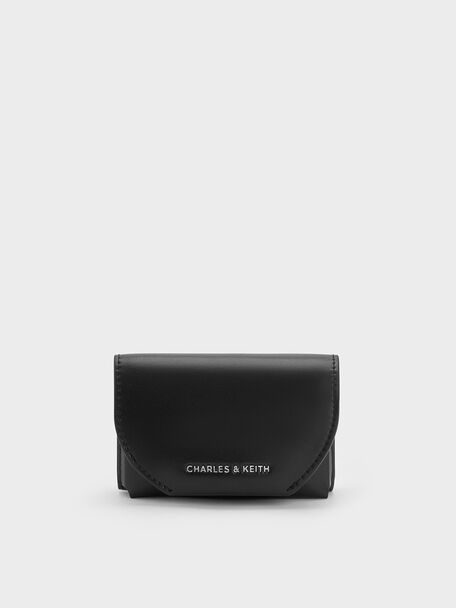 Enola Front Flap Wallet, Noir, hi-res