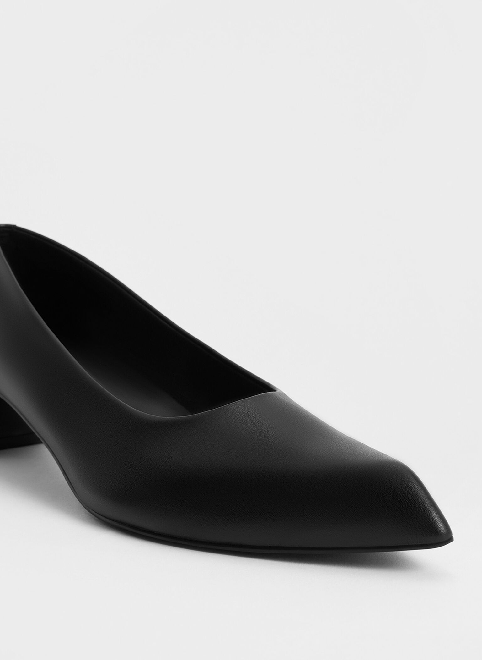 Tacones de punta Lorde con tac�n fino, Negro, hi-res