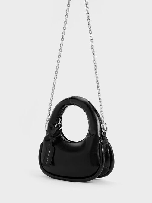 Mini Yama Top Handle Bag, Noir, hi-res