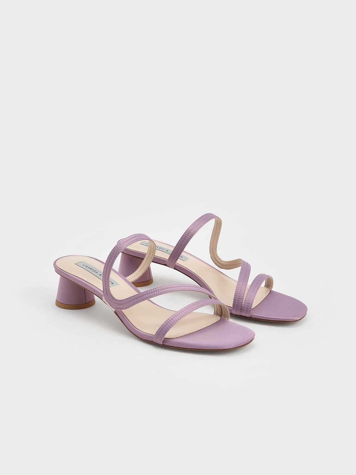 S型細帶拖鞋, 紫丁香色, hi-res