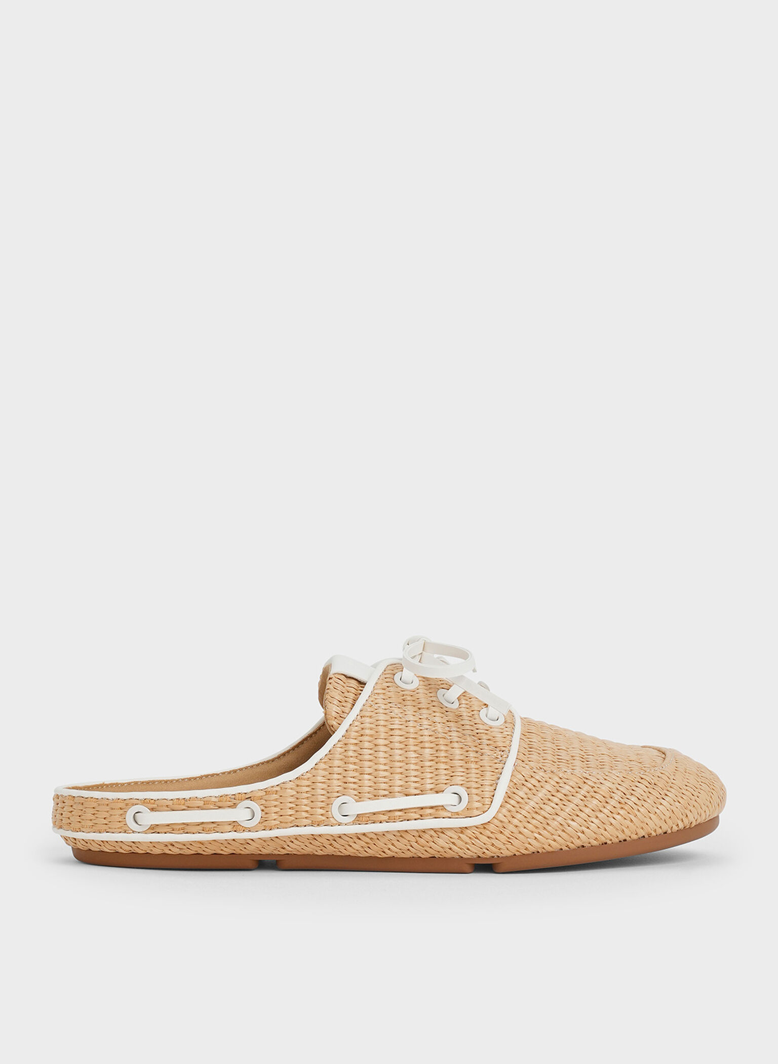 Zapatos náuticos de rafia, Arena, hi-res