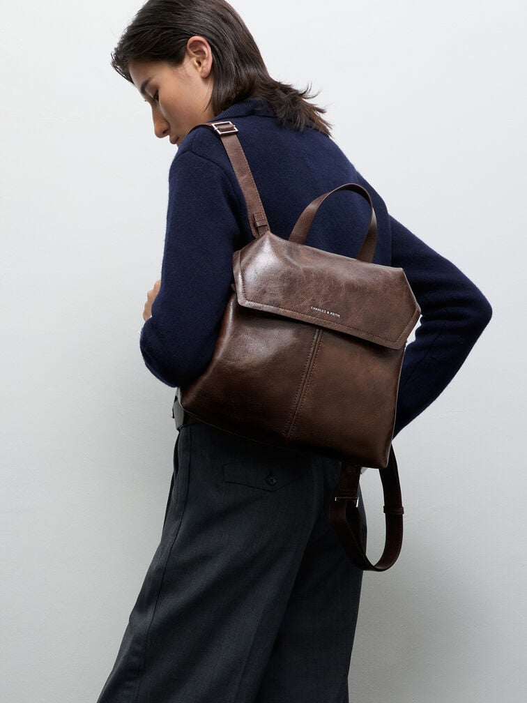 Noane Backpack, Distressed Coffee, hi-res